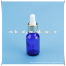 Cobalt Blue Glass Bottles with Glass Eye Dropper